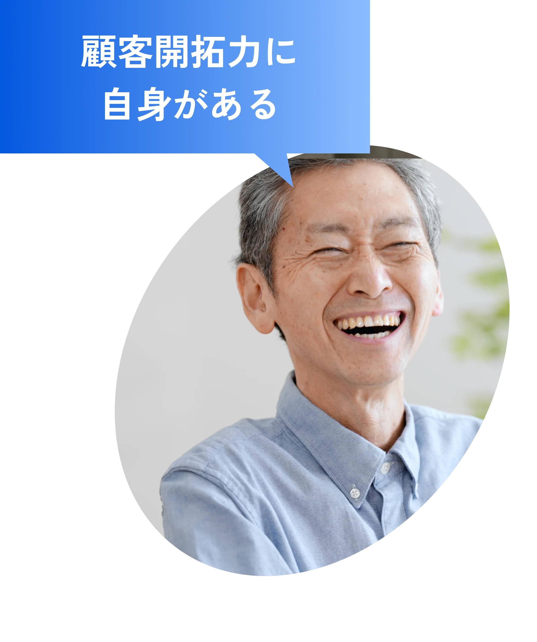 顧客開拓力に自信がある